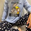 Pijama Looney Tunes Azul pijama.looney tunes mujer