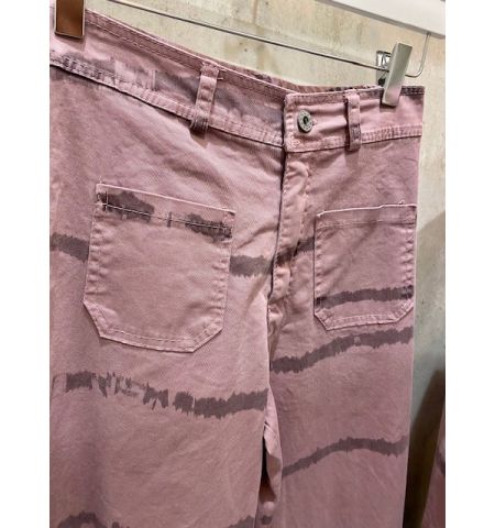PANTALÓN TIE DYE ROSA pant.rector rayas