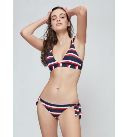 TOP TRIANGULO RAYAS top.bikini rayas