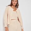 CHAQUETA PUNTO CHENILLA Rebeca Beig Chenilla