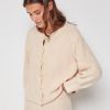 CHAQUETA PUNTO CHENILLA Rebeca Beig Chenilla