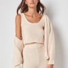 CHAQUETA PUNTO CHENILLA Rebeca Beig Chenilla